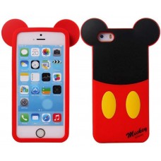 iPhone SE 5 5s - 3D Silicone Cartoon Soft Phone Protective Cover Case - Mickey